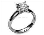 Swirl Trellis Diamond ring Gold ring Engagement ring Diamond ring Solitaire ring Trellis 18K White Yellow Rose gold Jewelry - Lianne Jewelry