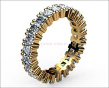 4 carat Diamond ring Anniversary ring Diamond ring Diamond Band Eternity Ring 18K gold Natural Top Quality Diamonds April birthstone - Lianne Jewelry