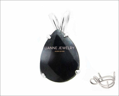 Pendant Pendant Sapphire Black Sapphire Australian Sapphire 4.50 carat Jewelry 14K gold Gold Birthstone September - Lianne Jewelry