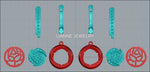 Anniversary Gift 2 Tone Dangle Circle Leverback 14K Diamond Earrings Round Hanging Pave Earrings Wedding Earrings Diamond Round Earrings - Lianne Jewelry