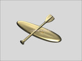 Pendant Charm Necklace Surfboard pendant Keychain 14K gold Charm Gift  Minimalist pendant - Lianne Jewelry