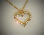 Gold Pendant Diamond Pendant Heart Pendant Love pendant 14K or 18K White Yellow or Rose gold  Minimalist pendant - Lianne Jewelry