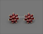 1.90 ct Top of the Line Ruby Earrings Genuine Rubies Pigeon Blood Red Stud Earrings - Lianne Jewelry