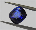 Sapphire Fine Quality Gemstone Certified by GRS 3.51 ct Blue Gemstone Natural Gem Cushion Shape for Genuine Sapphire Pendant Sapphire Ring - Lianne Jewelry