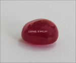 Ruby Cabochon Red Gemstones Oval cut 4 carat for Unique Ruby Engagement Ring Certified by GIA Genuine Ruby for Gemstone Collectors Christmas - Lianne Jewelry