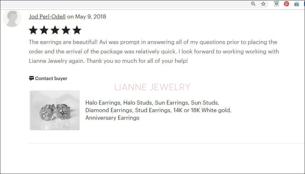 Halo Earrings Halo Studs Sun Earrings Sun Studs Diamond Earrings Stud Earrings 14K or 18K White gold Anniversary Earrings - Lianne Jewelry