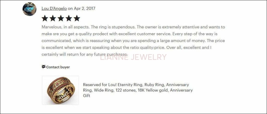 Wide Anniversary Ring Band Milgrain wedding band Wedding Gift, Eternity Ring Wide Ring 124 Black Diamonds  18K Solid gold Anniversary Gift - Lianne Jewelry